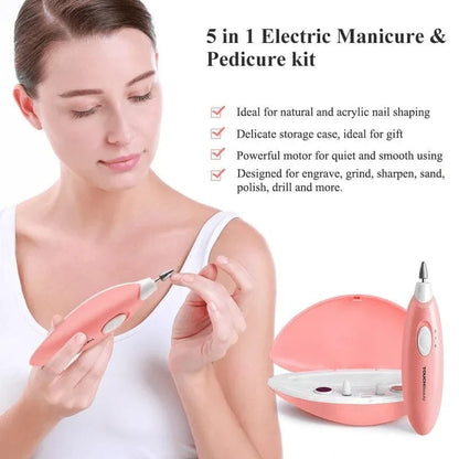 5 in 1 nail art kit- manicure pedicure kit - Prozone