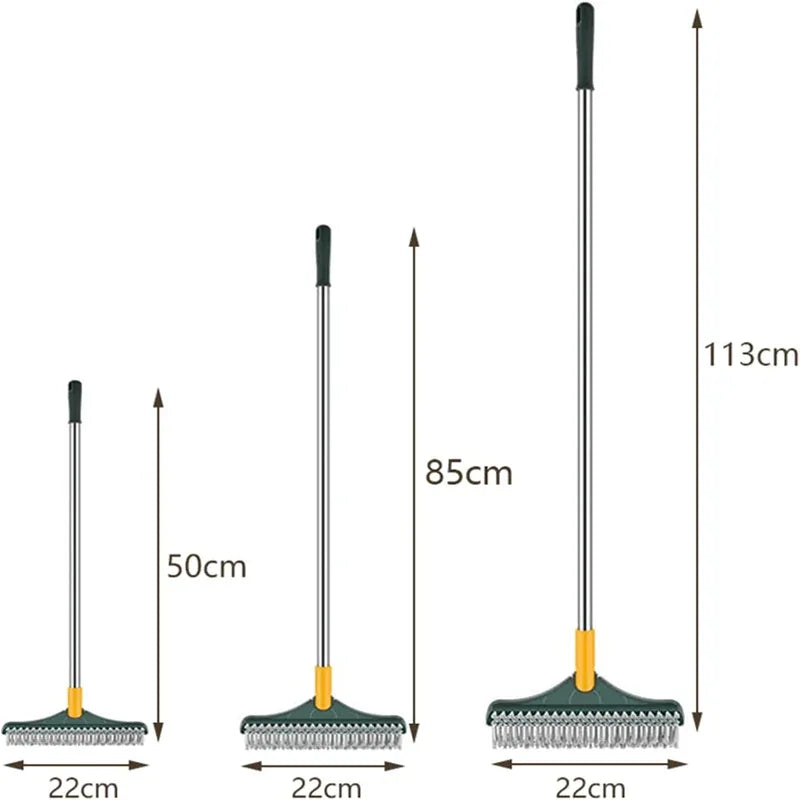 3 in 1 floor scrub brush with squeegee - Prozone