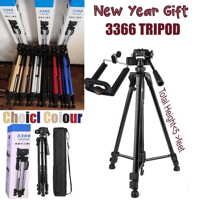 50 inch universal camera tripod with remote - tripod 3366 - Prozone