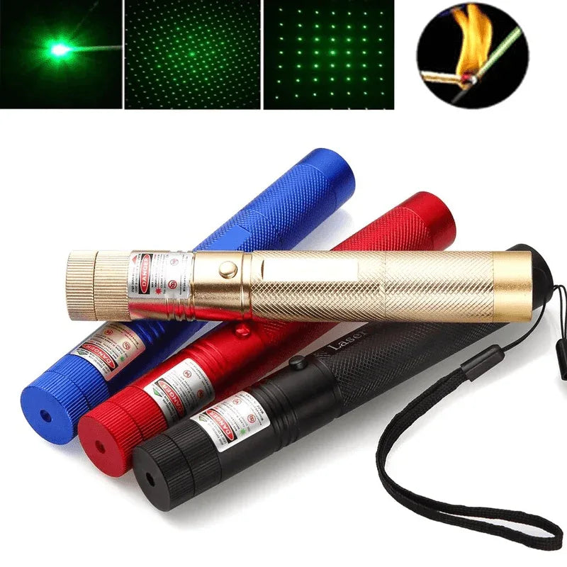 Green laser pointer pen with safety lock key - Prozone