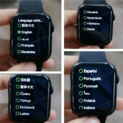 Smart watch 40mm full screen with rotating key heart rate monitor - Prozone