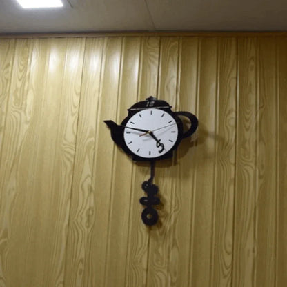 Tea kettle shaped wall clock - Prozone