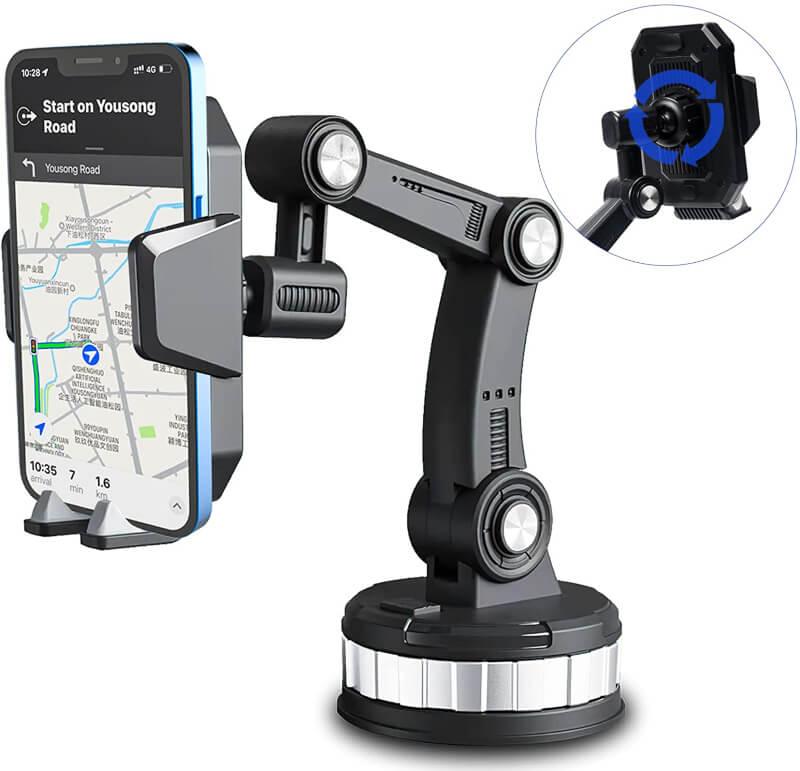 Suction cup 360 rotatable car phone holder for dasboard - Prozone