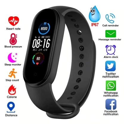 M5 smart watch bluetooth fitness bracelet - Prozone