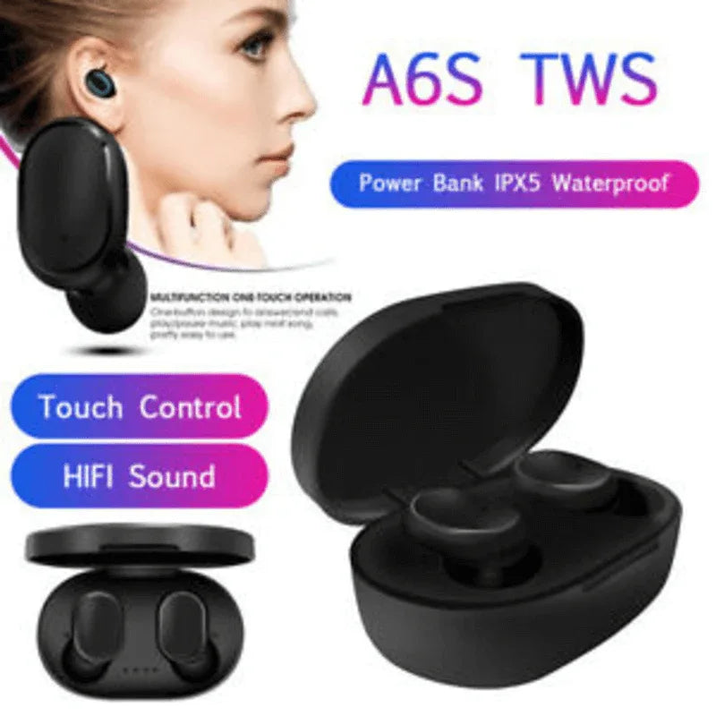 A6s tws stereo airdots wireless bluetooth - Prozone