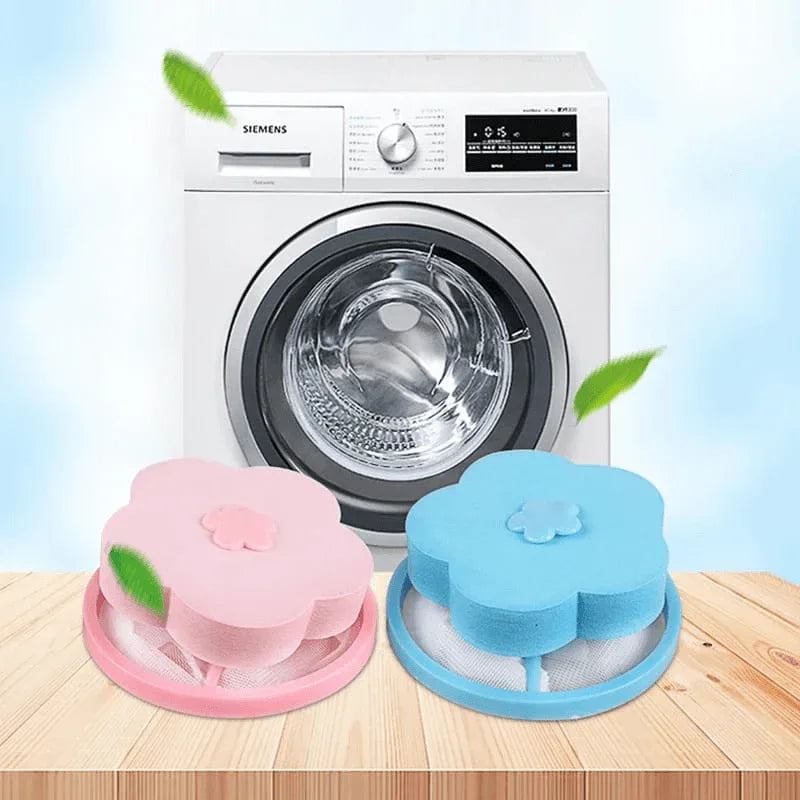 2 pcs washing machine flower shape mesh filter bag - Prozone
