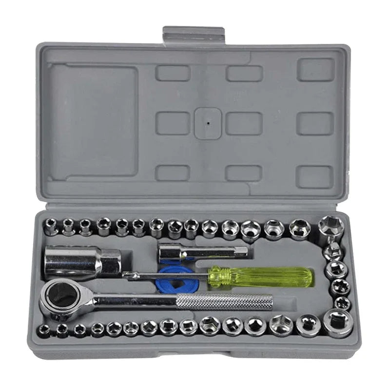 40 pcs wrench set tool box kit - Prozone