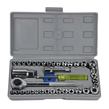 40 pcs wrench set tool box kit - Prozone
