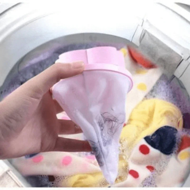 2 pcs washing machine flower shape mesh filter bag - Prozone