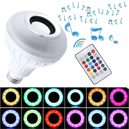 2 in 1 rgb led light and wireless speaker 12w - Prozone