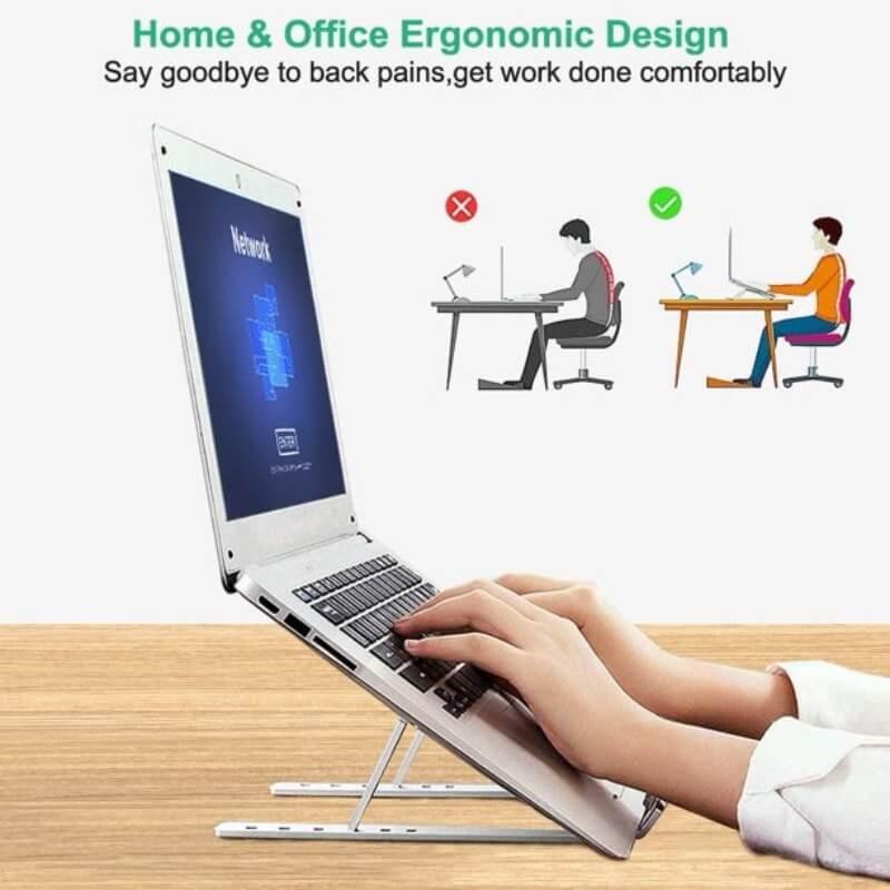 Adjustable laptop stand ergonomic desktop - Prozone