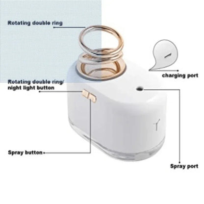 Essential oil mist air humidifier 7 color night light - Prozone