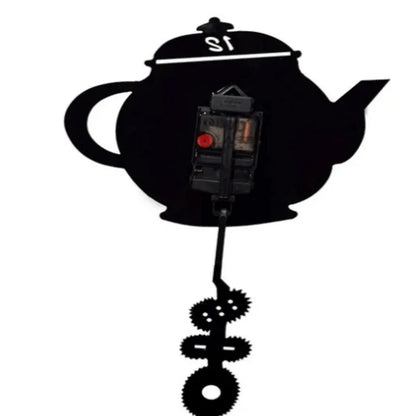 Tea kettle shaped wall clock - Prozone