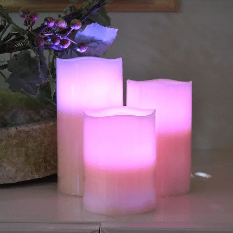 Simulation led candles color changing - Prozone