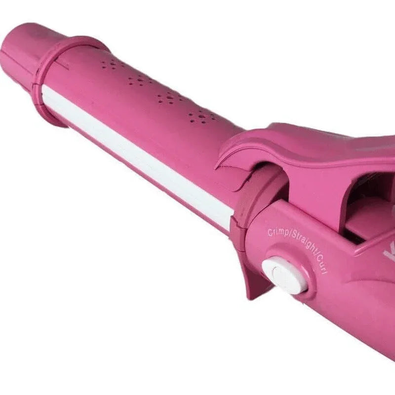 Kemei 3 in 1 hair straightener curler crimper km-987 - Prozone
