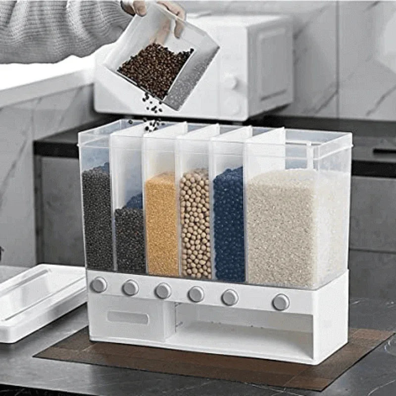 Wall mounted kitchen rice and cereal dispenser - Prozone