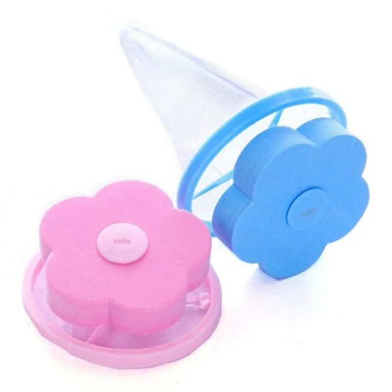 2 pcs washing machine flower shape mesh filter bag - Prozone