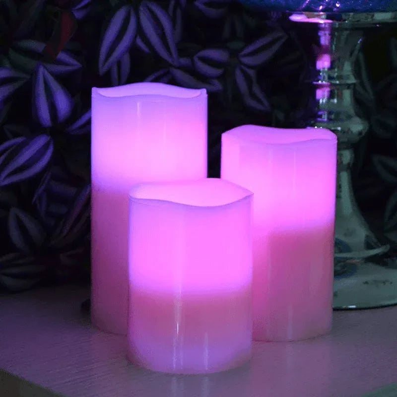 Simulation led candles color changing - Prozone