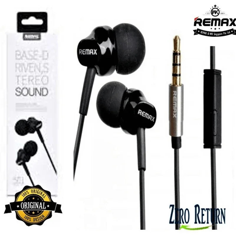 Remax original rm-501 base driven stereo handsfree - Prozone