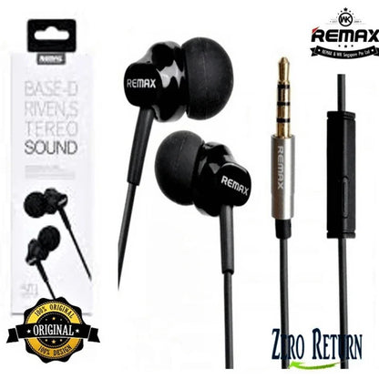 Remax original rm-501 base driven stereo handsfree - Prozone