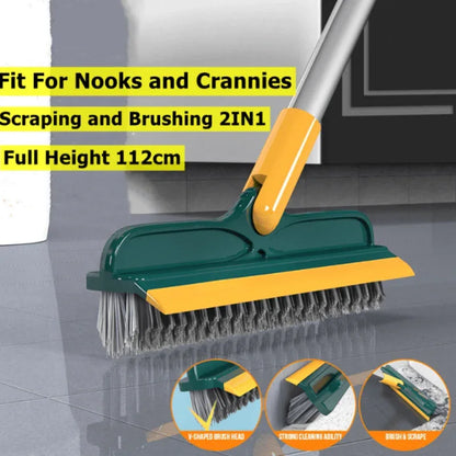 3 in 1 floor scrub brush with squeegee - Prozone