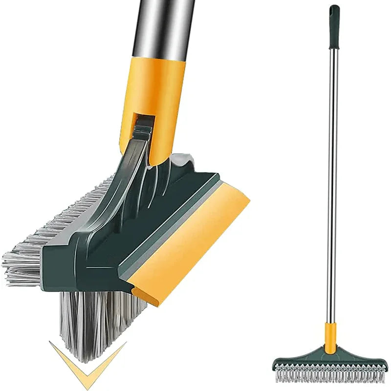 3 in 1 floor scrub brush with squeegee - Prozone