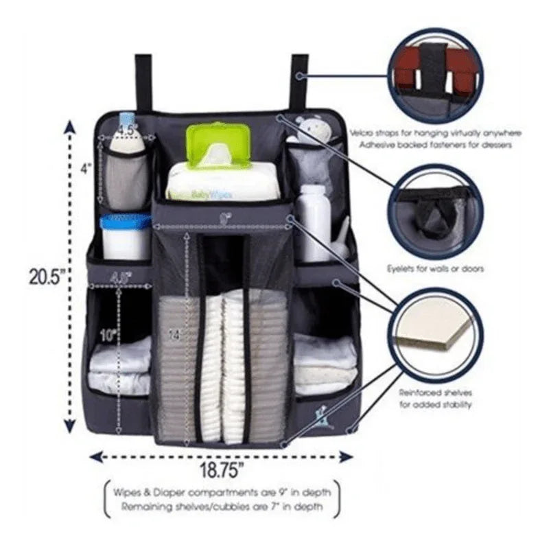 Baby nursery organizer diaper caddy - Prozone