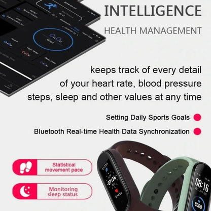 M5 smart watch bluetooth fitness bracelet - Prozone