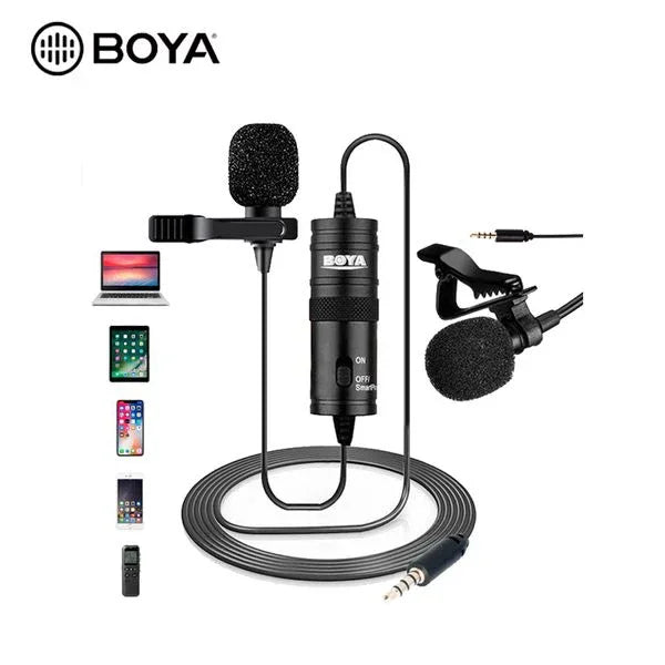 Boya mic m1 lavalier collar microphone - Prozone