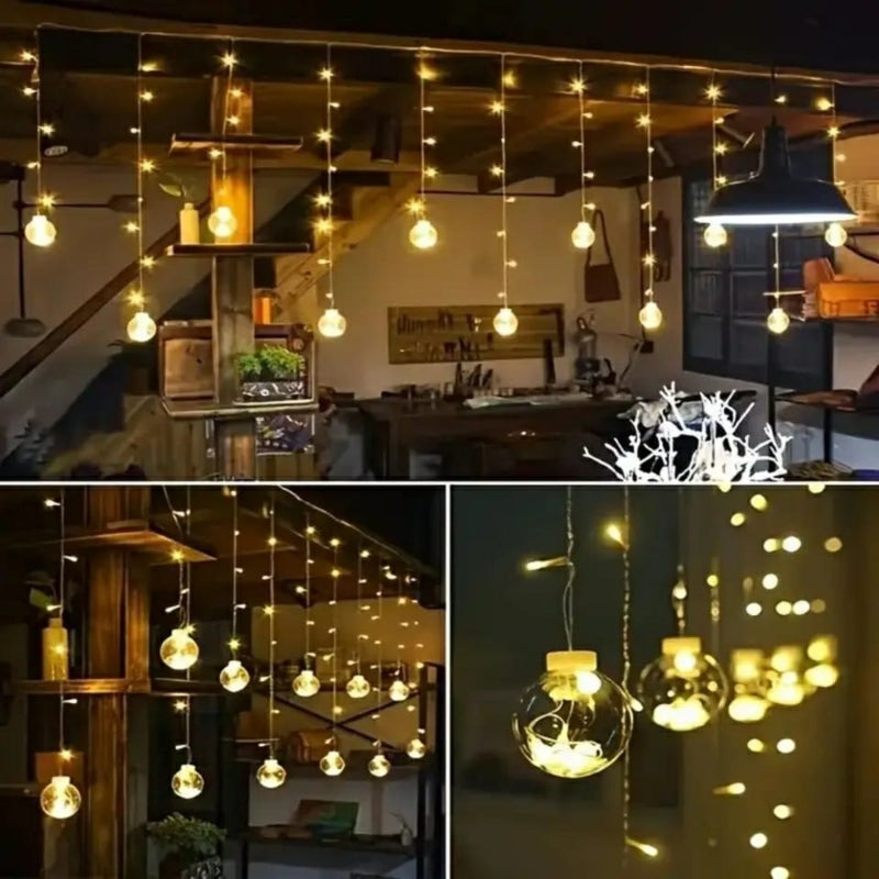 Led Wishing Ball Curtain String Light - Prozone