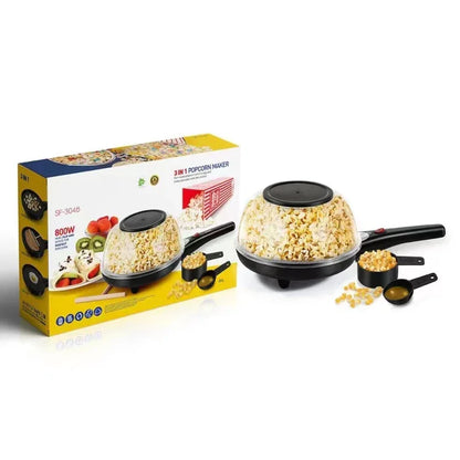 3 in 1 electric mini popcorn crepe pancake maker - Prozone