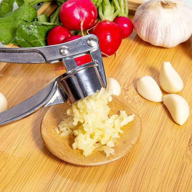 Stainless steel garlic press rocker - Prozone