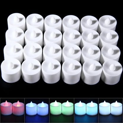 24 pcs led flame less electronic candle - Prozone