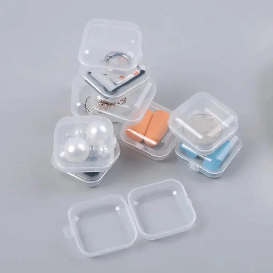 10 pcs transparent mini jewelry storage box - Prozone
