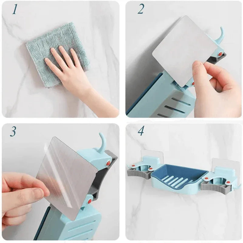3 in 1 brush soap mop rack - Prozone