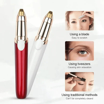 Portable electric eyebrow trimmer with usb cable - Prozone