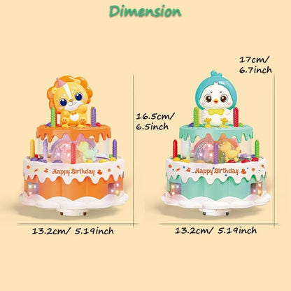 BATTERY OPERATED ROTATION CAKE WITH LIGHT SOUNDS. - Prozone