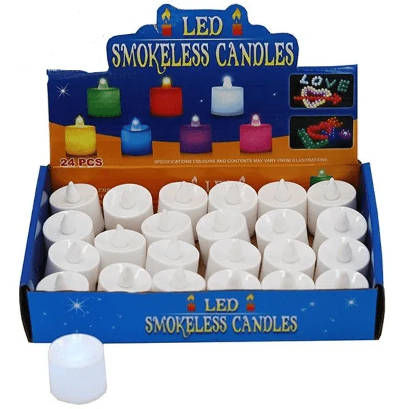 24 pcs led flame less electronic candle - Prozone