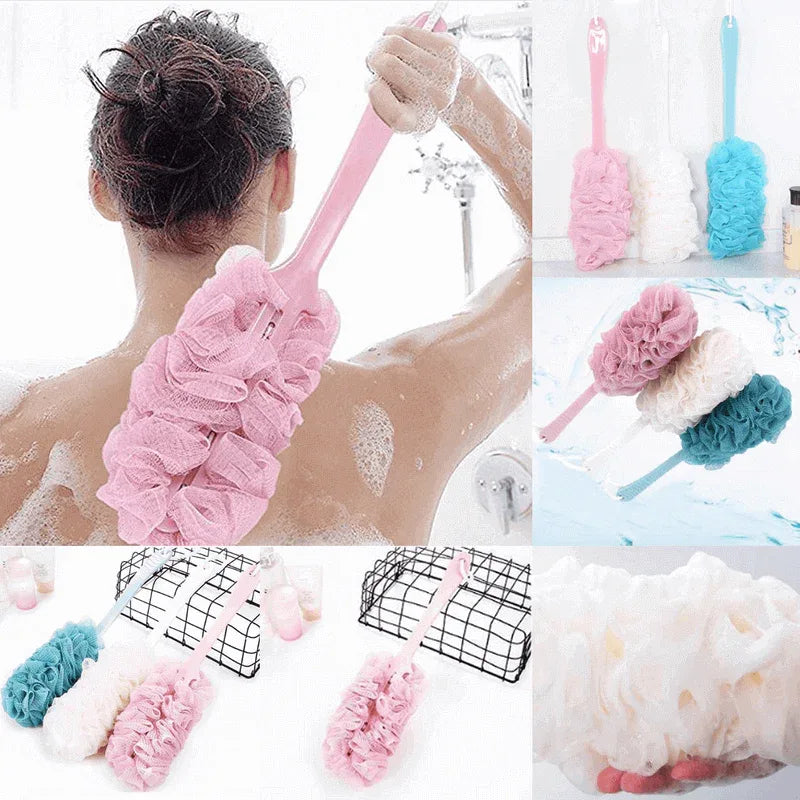 Gentle back scrubber shower pouf - Prozone