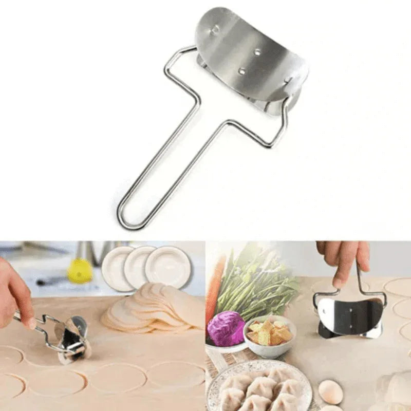 Large dumpling dough circle roller cutter - Prozone
