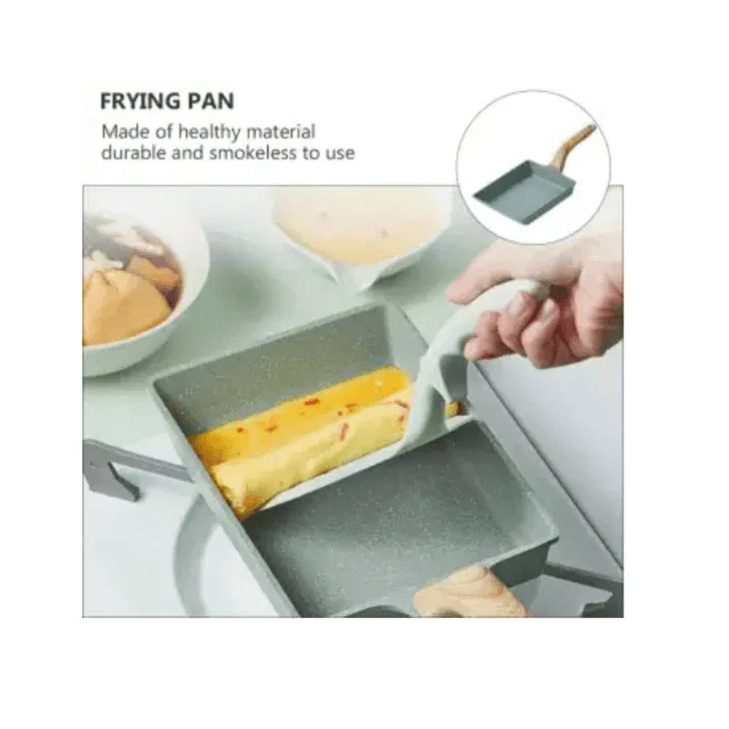 Nonstick stone square flat frying pan - Prozone