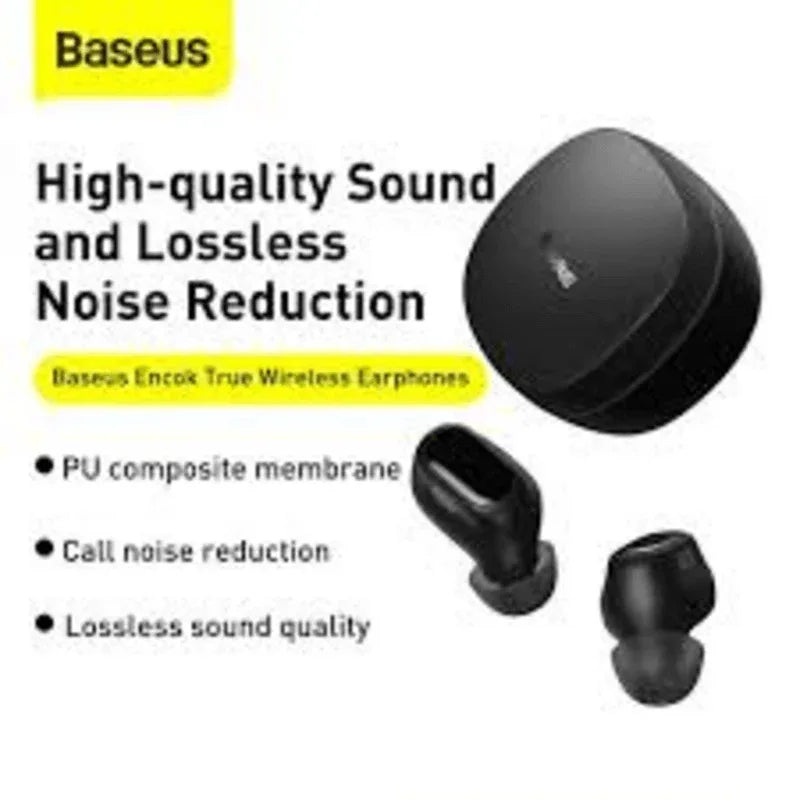 Baseus twin wireless earphone wm01-01 encok - Prozone