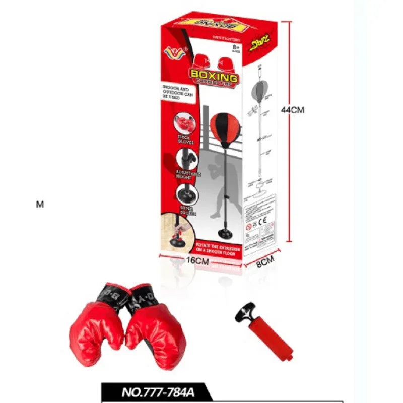 Children boxing punch bag with gloves - Prozone
