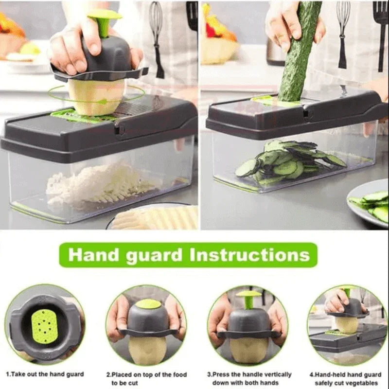 12 in 1 vegetable cutter slicer grater chopper - Prozone