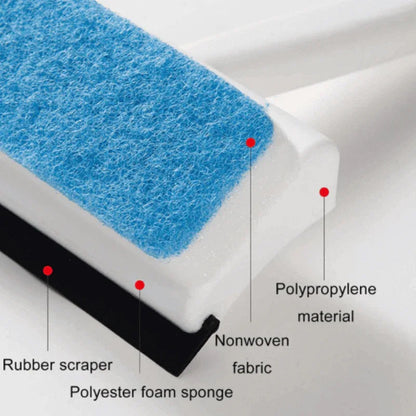 Dual sided bathroom sponge and wiper - Prozone