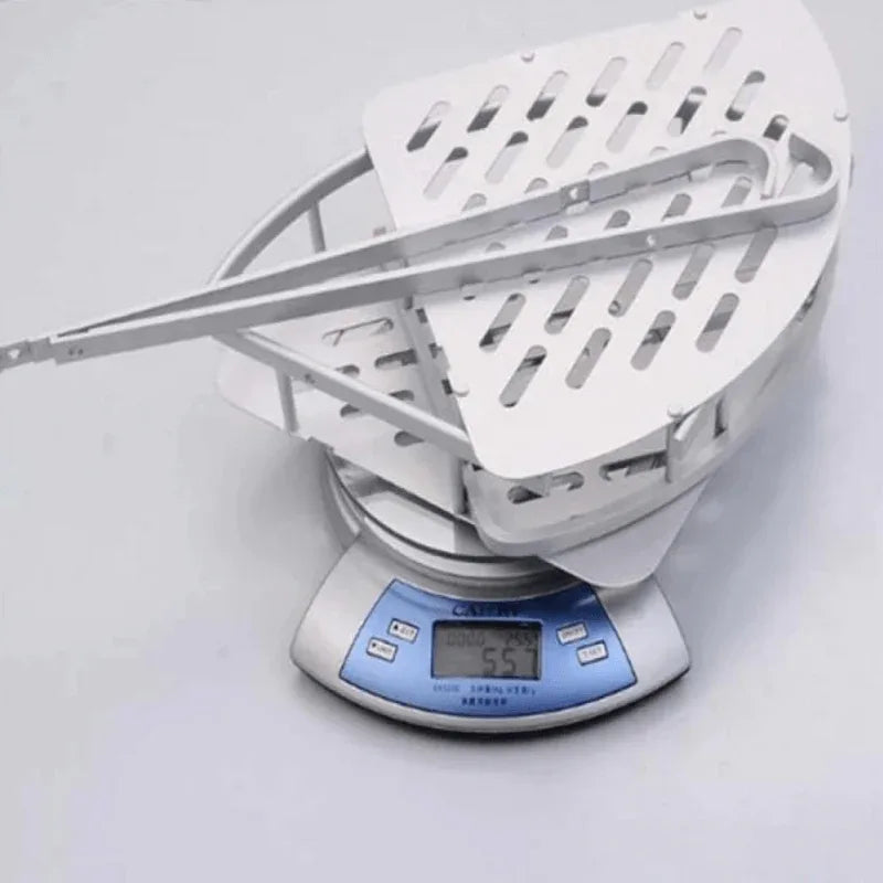 2 tier aluminum corner rack wall mounted - Prozone