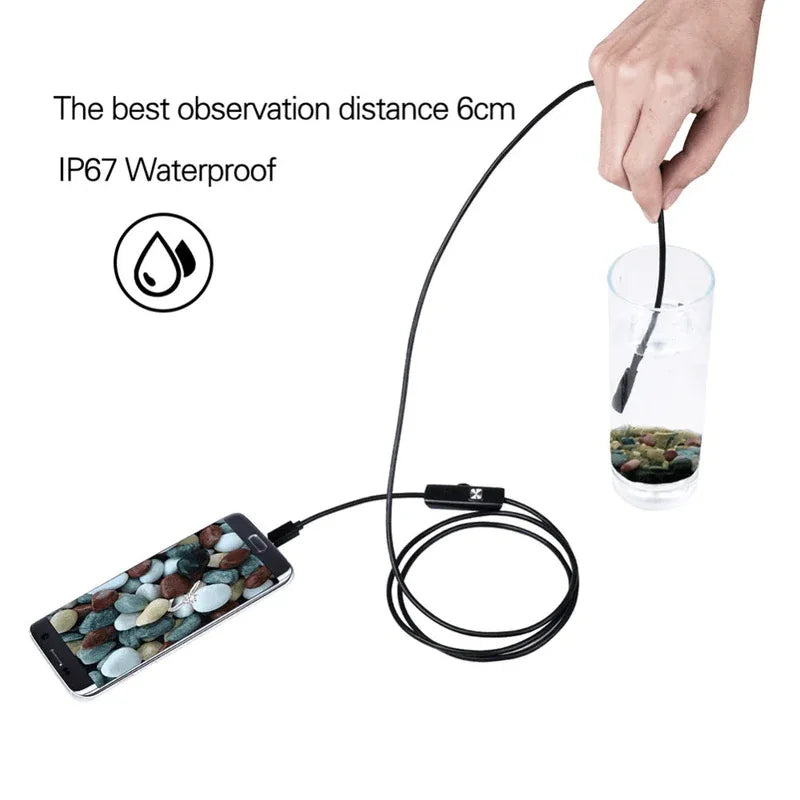 7mm endoscope camera hd inspection borescope - Prozone