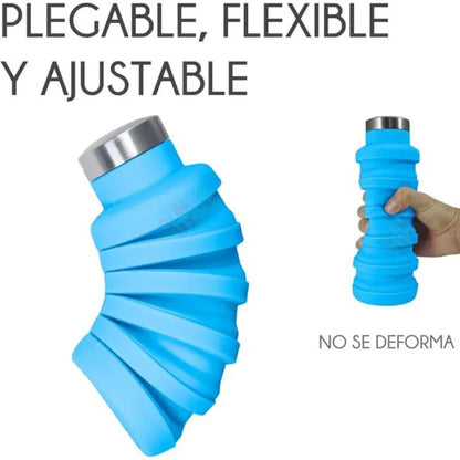 Foldable silicone water bottle leakproof - Prozone