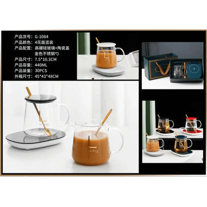 Electric transparent mug temperature controlled - Prozone
