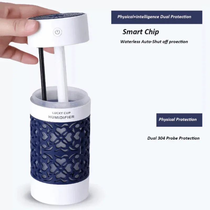 Portable lucky cup humidifier ultrasonic led night light - Prozone